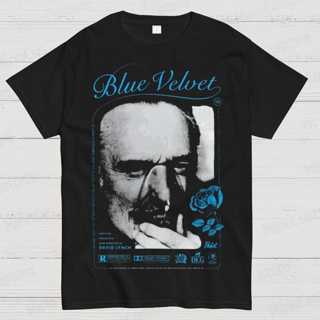 Blue Velvet Cotton T-shirt 
