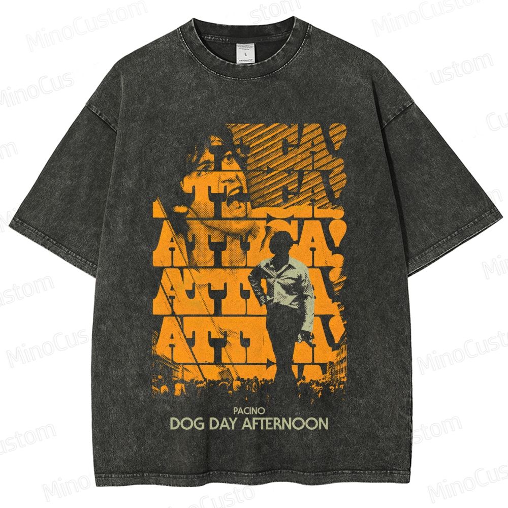 Dog Day Afternoon Vintage Washed Crime Drama T - shirt