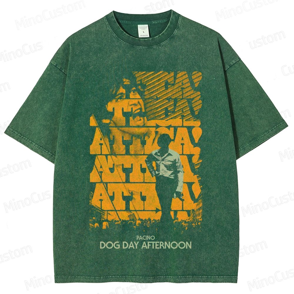 Dog Day Afternoon Vintage Washed Crime Drama T - shirt