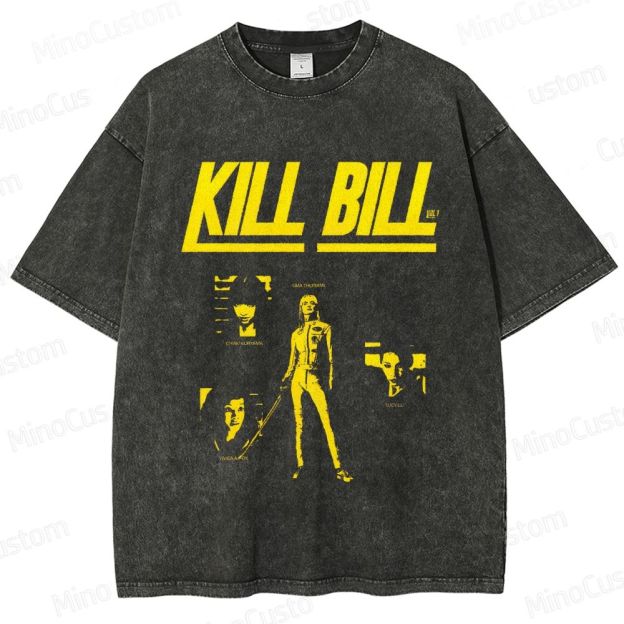 Kill Bill: Vol. 1 Vintage Washed Action Crime T - shirt