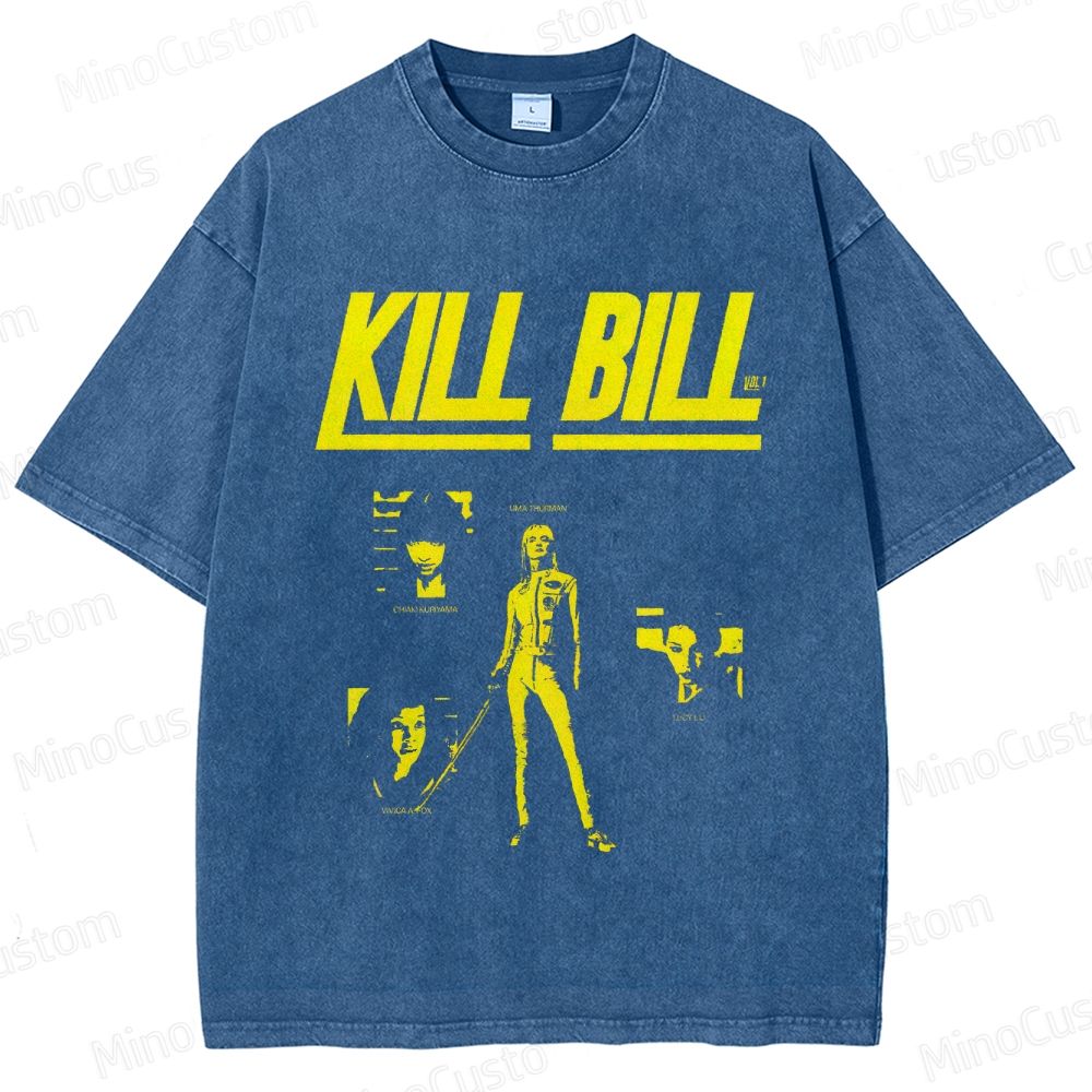 Kill Bill: Vol. 1 Vintage Washed Action Crime T - shirt
