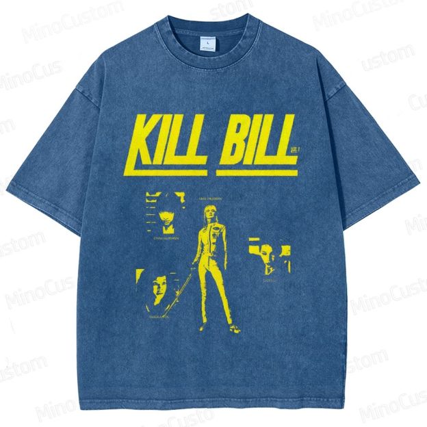 Kill Bill: Vol. 1 Vintage Washed Action Crime T - shirt