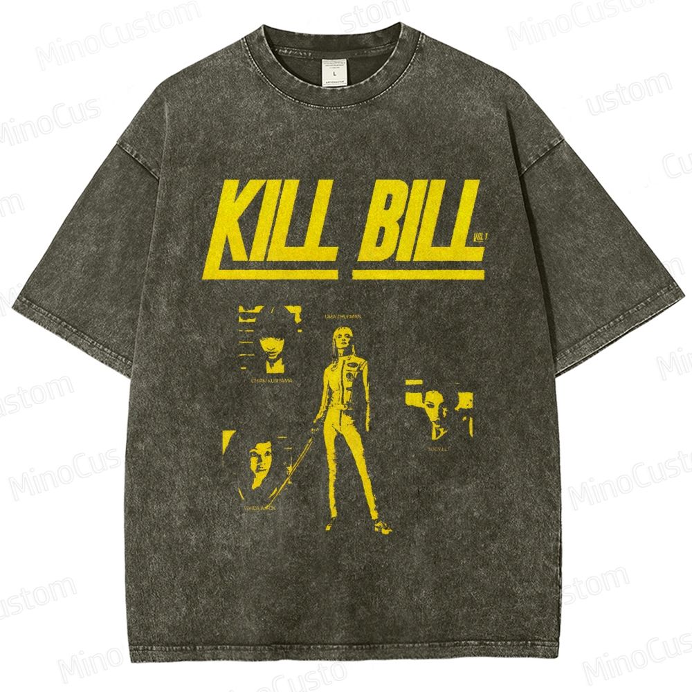 Kill Bill: Vol. 1 Vintage Washed Action Crime T - shirt