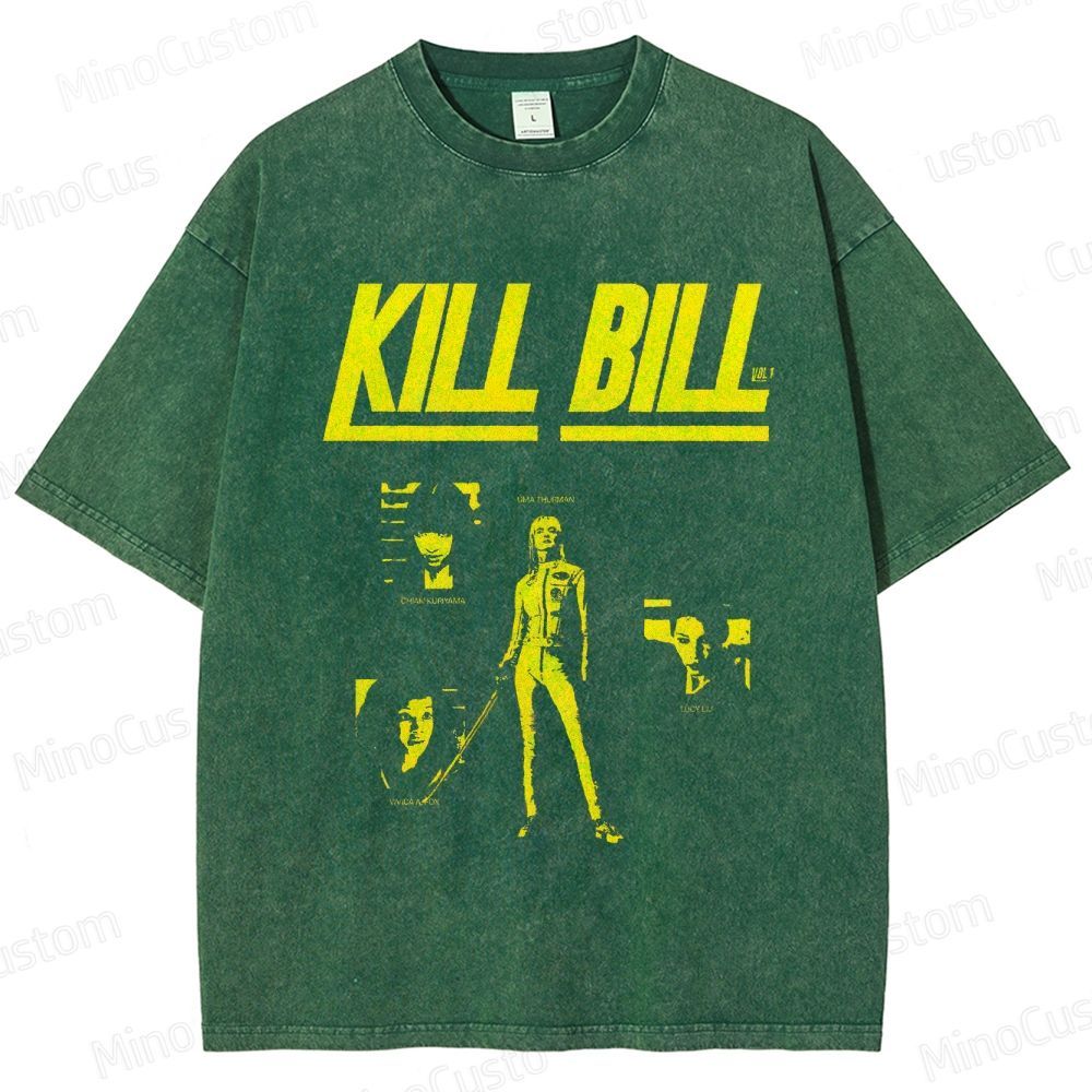 Kill Bill: Vol. 1 Vintage Washed Action Crime T - shirt