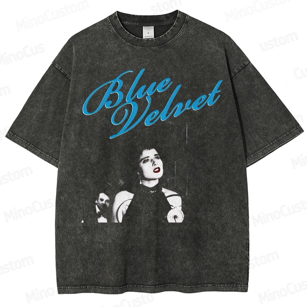 Blue Velvet Vintage Washed Mystery Drama T - shirt
