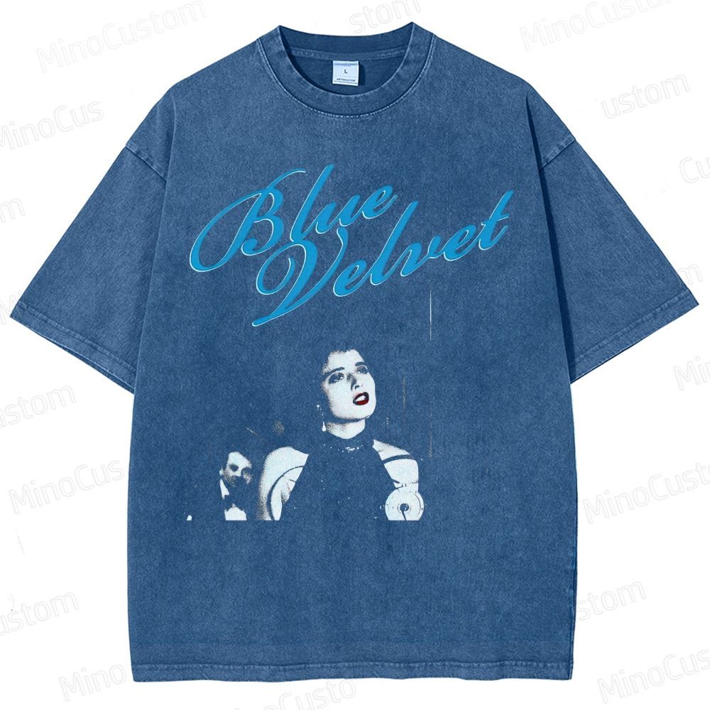 Blue Velvet Vintage Washed Mystery Drama T - shirt