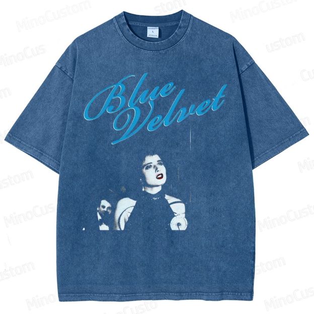 Blue Velvet Vintage Washed Mystery Drama T - shirt