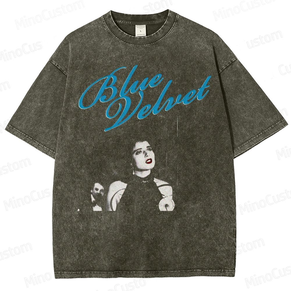 Blue Velvet Vintage Washed Mystery Drama T - shirt