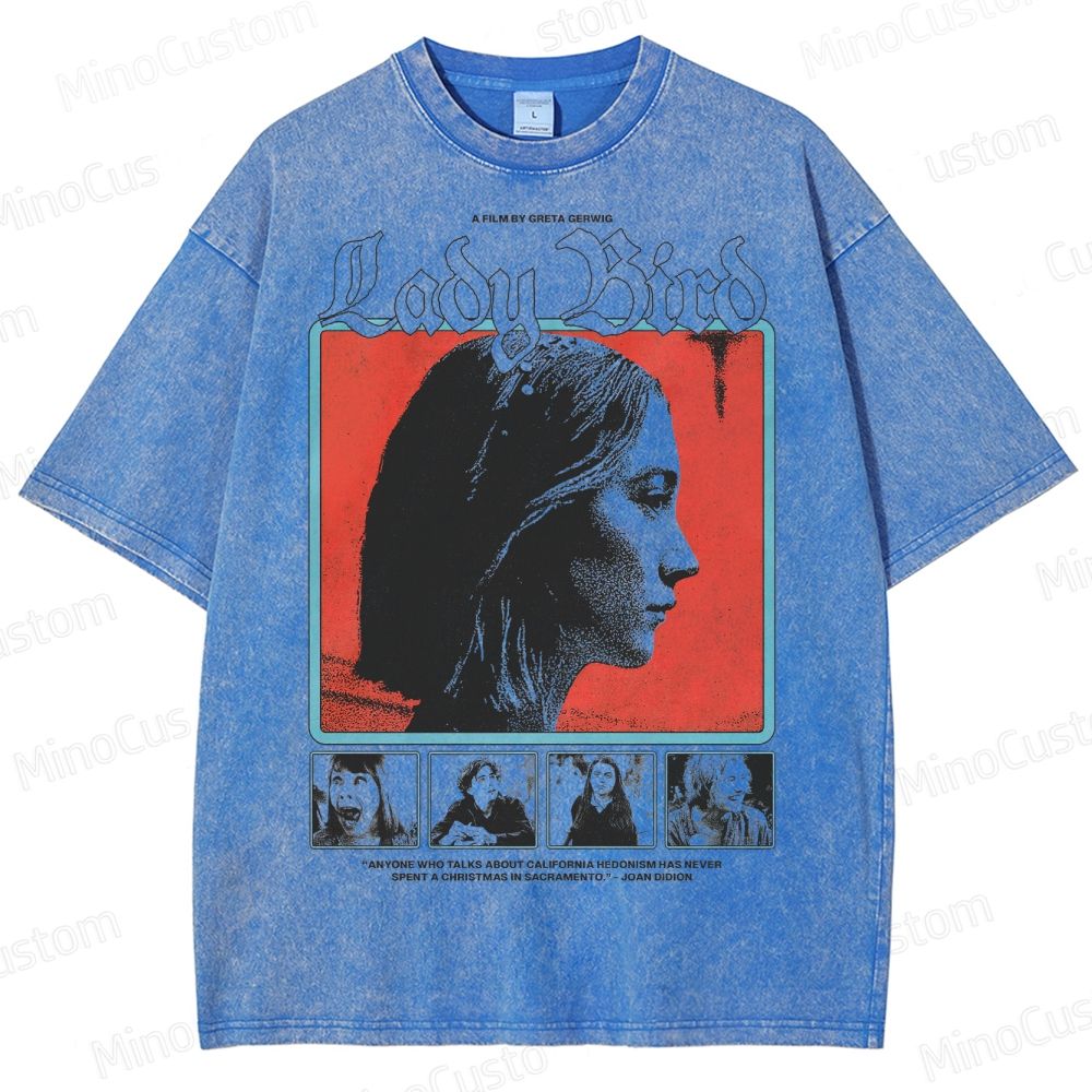 Ladybird Movie Graphic Washed T-Shirt 
