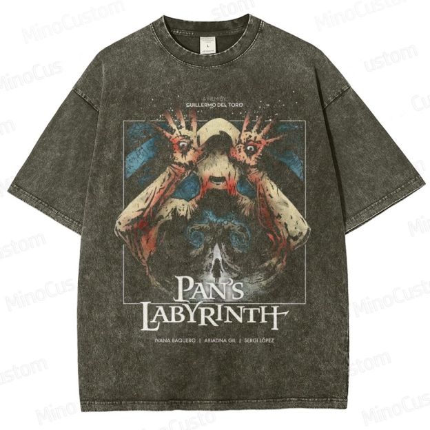 Pan’s Labyrinth Pale Man  Washed T-Shirt 
