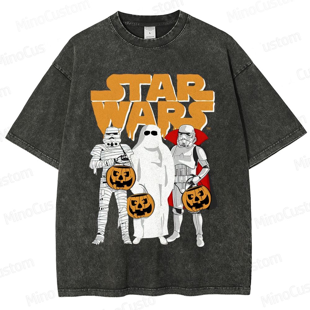 Star Wars Halloween Stormtroopers Vintage Washed T - shirt