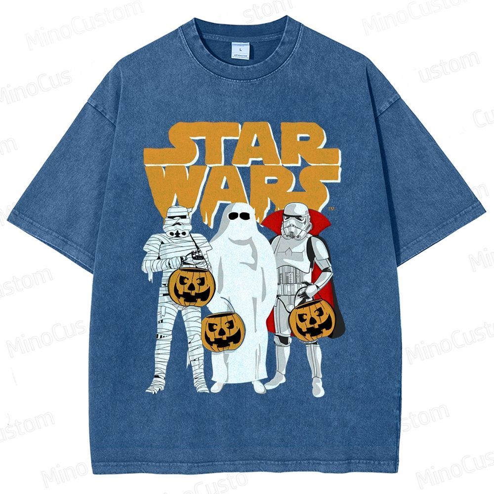 Star Wars Halloween Stormtroopers Vintage Washed T - shirt