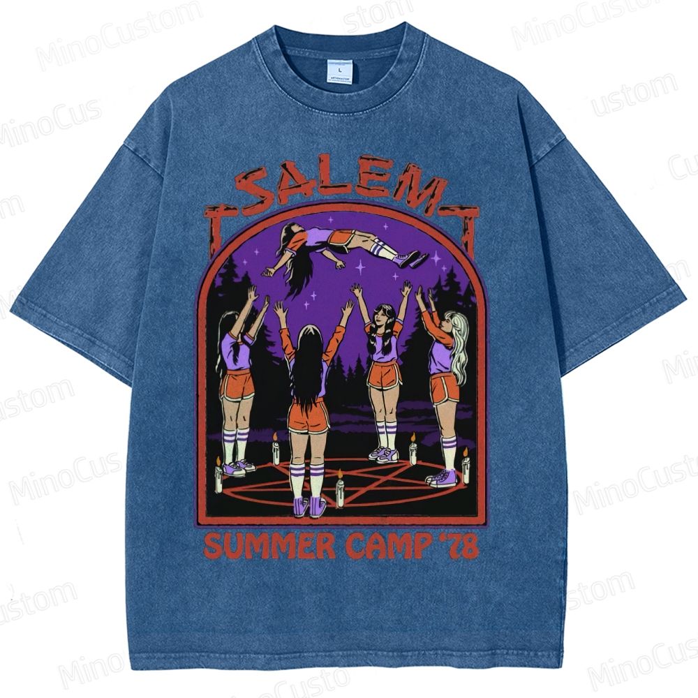 Salem/Summer Camp '78" Washed T-Shirt 