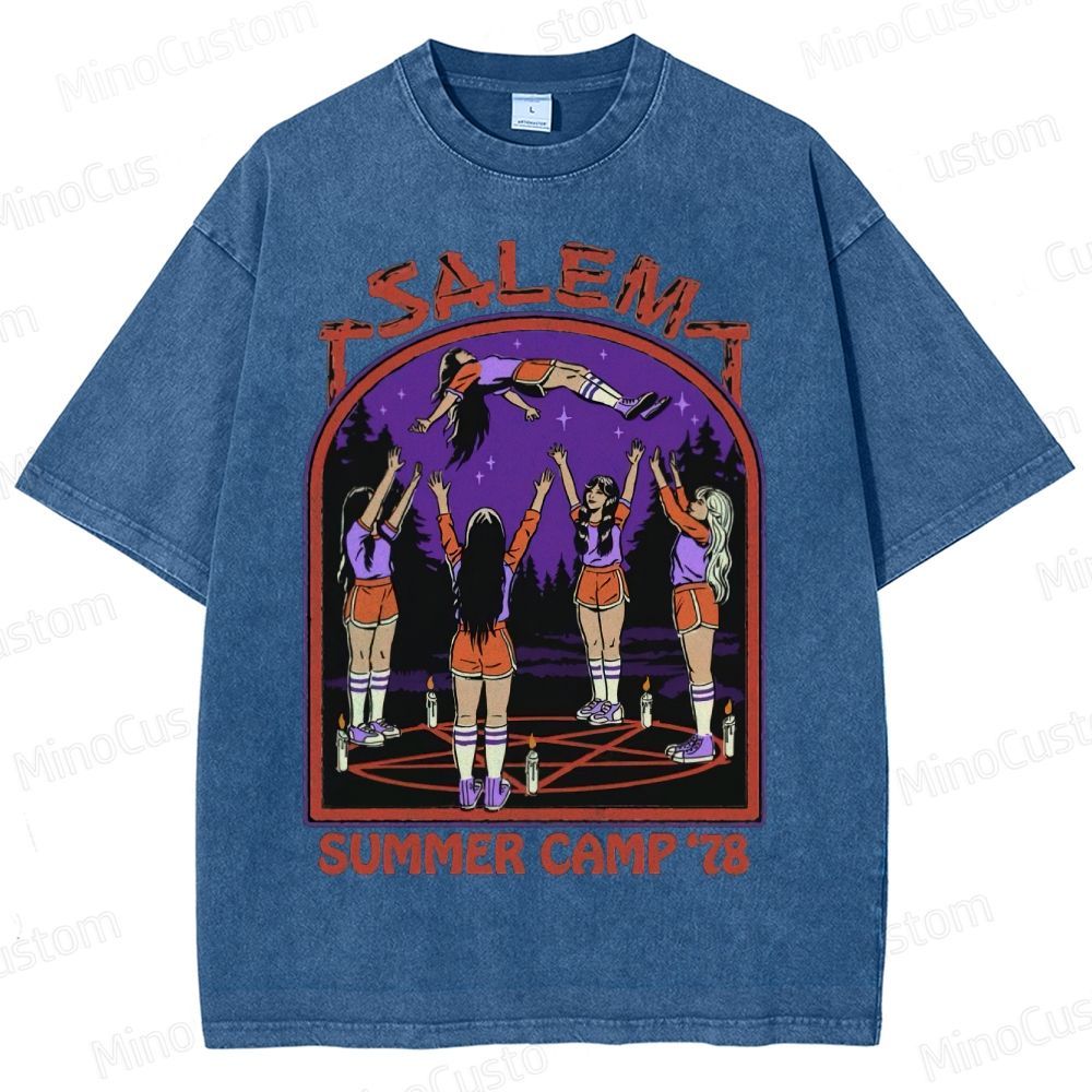 Salem/Summer Camp '78" Washed T-Shirt 