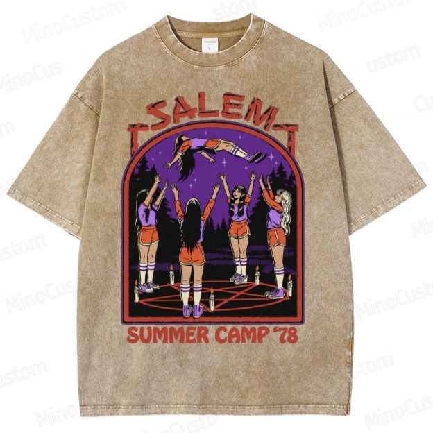 Salem/Summer Camp '78" Washed T-Shirt 