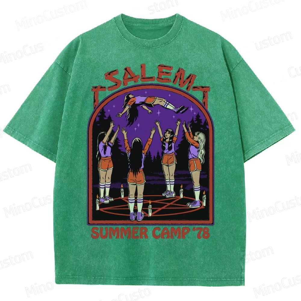 Salem/Summer Camp '78" Washed T-Shirt 