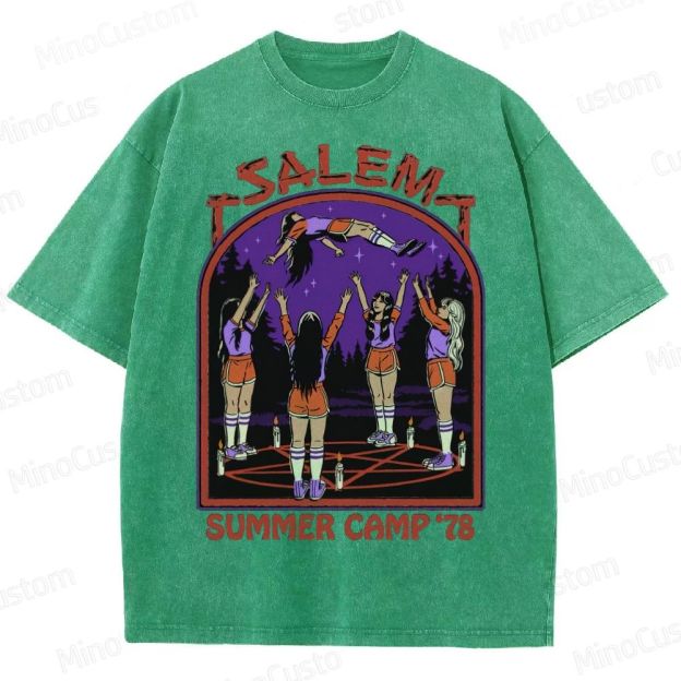Salem/Summer Camp '78" Washed T-Shirt 