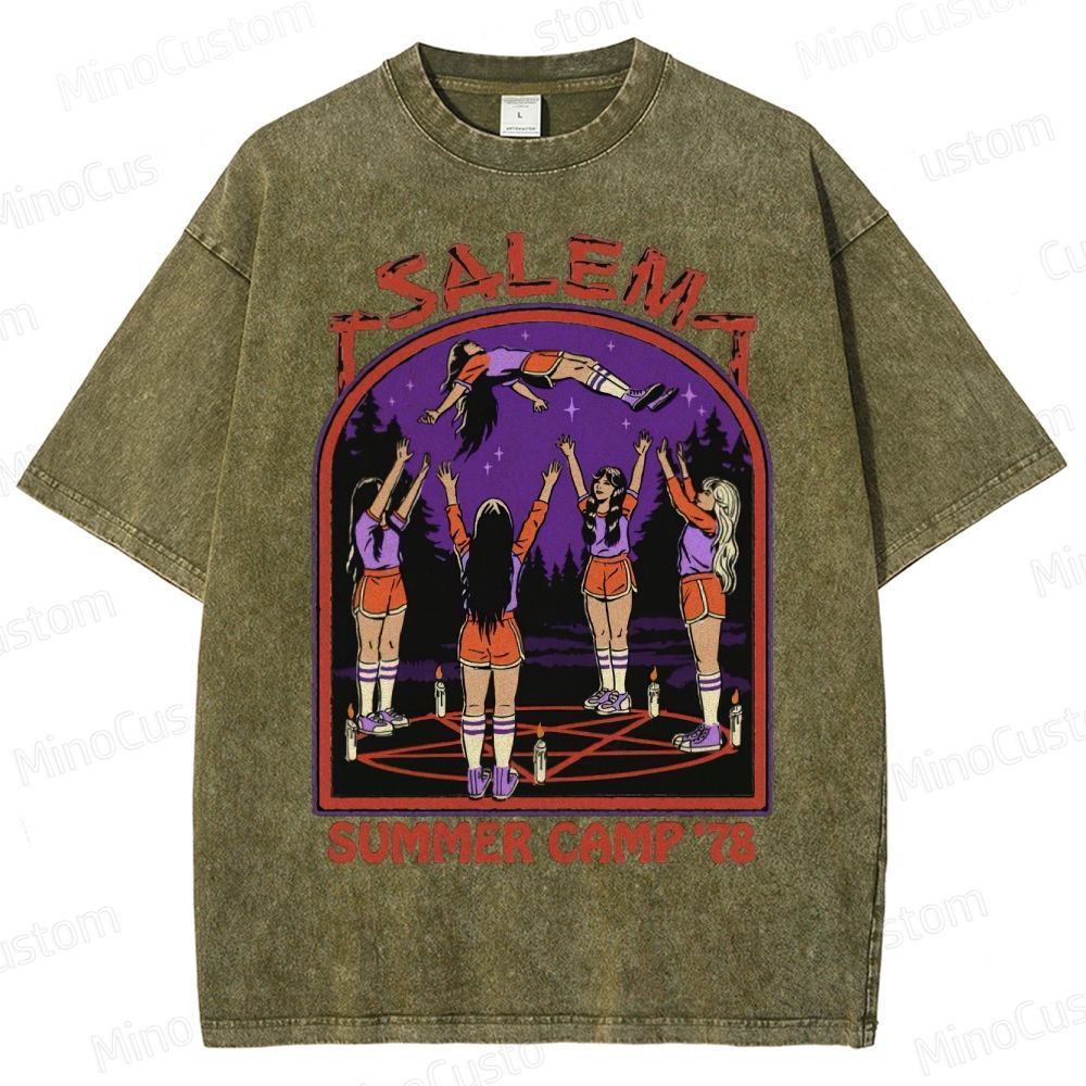 Salem/Summer Camp '78" Washed T-Shirt