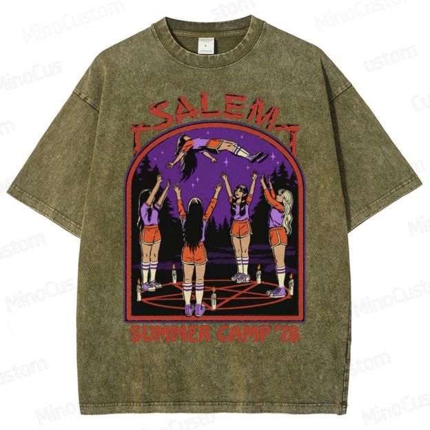 Salem/Summer Camp '78" Washed T-Shirt 