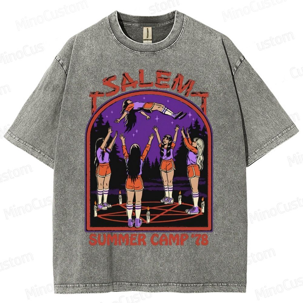 Salem/Summer Camp '78" Washed T-Shirt 