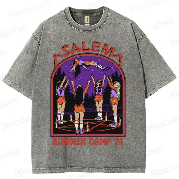 Salem/Summer Camp '78" Washed T-Shirt 