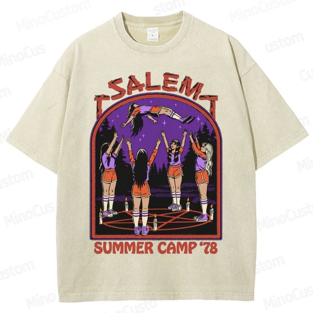 Salem/Summer Camp '78" Washed T-Shirt 