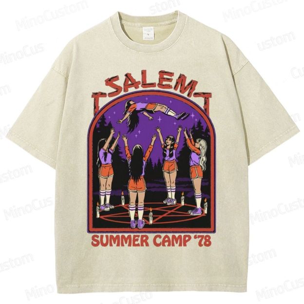 Salem/Summer Camp '78" Washed T-Shirt 