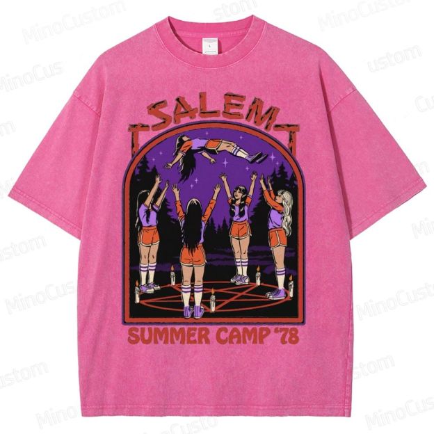 Salem/Summer Camp '78" Washed T-Shirt 