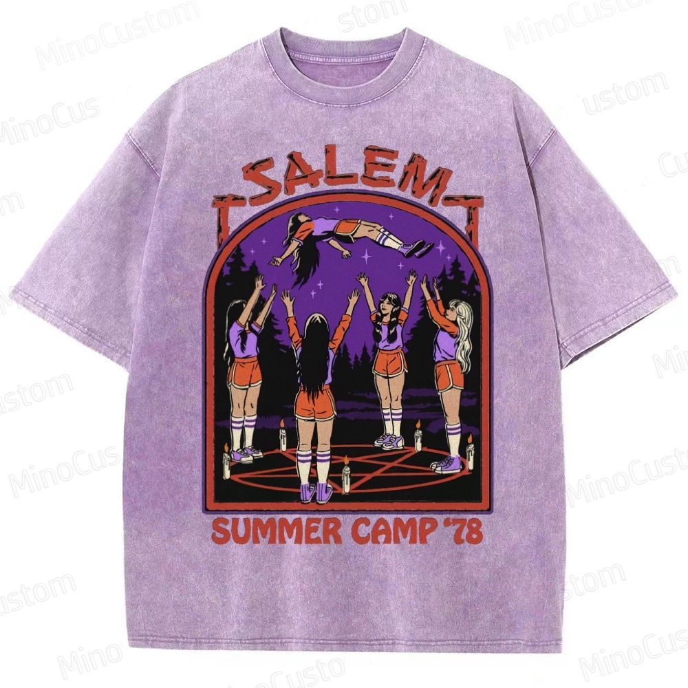 Salem/Summer Camp '78" Washed T-Shirt 