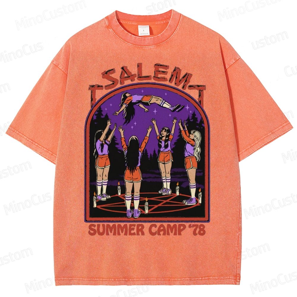 Salem/Summer Camp '78" Washed T-Shirt 