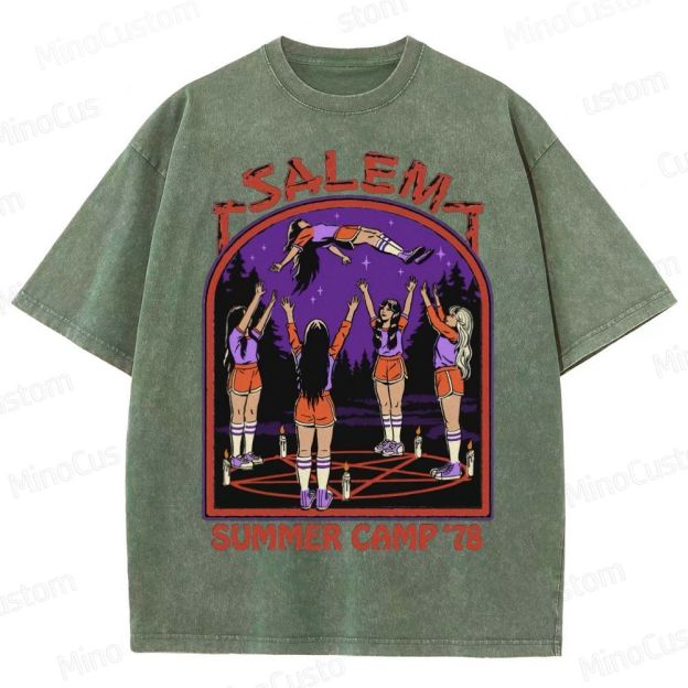 Salem/Summer Camp '78" Washed T-Shirt 