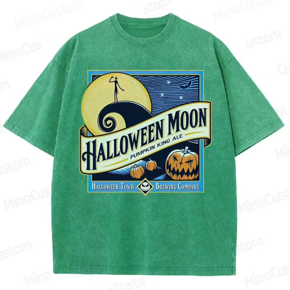Halloween Moon Washed T-Shirt 