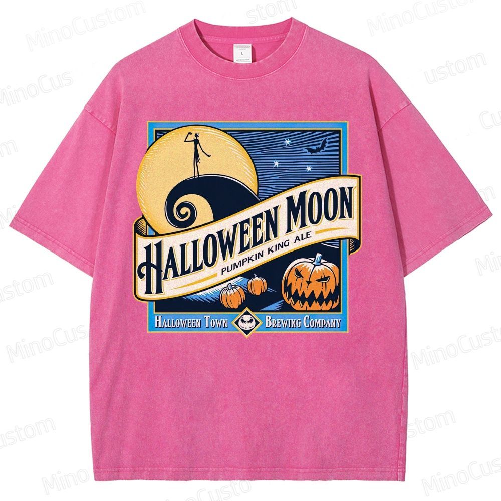 Halloween Moon Washed T-Shirt 