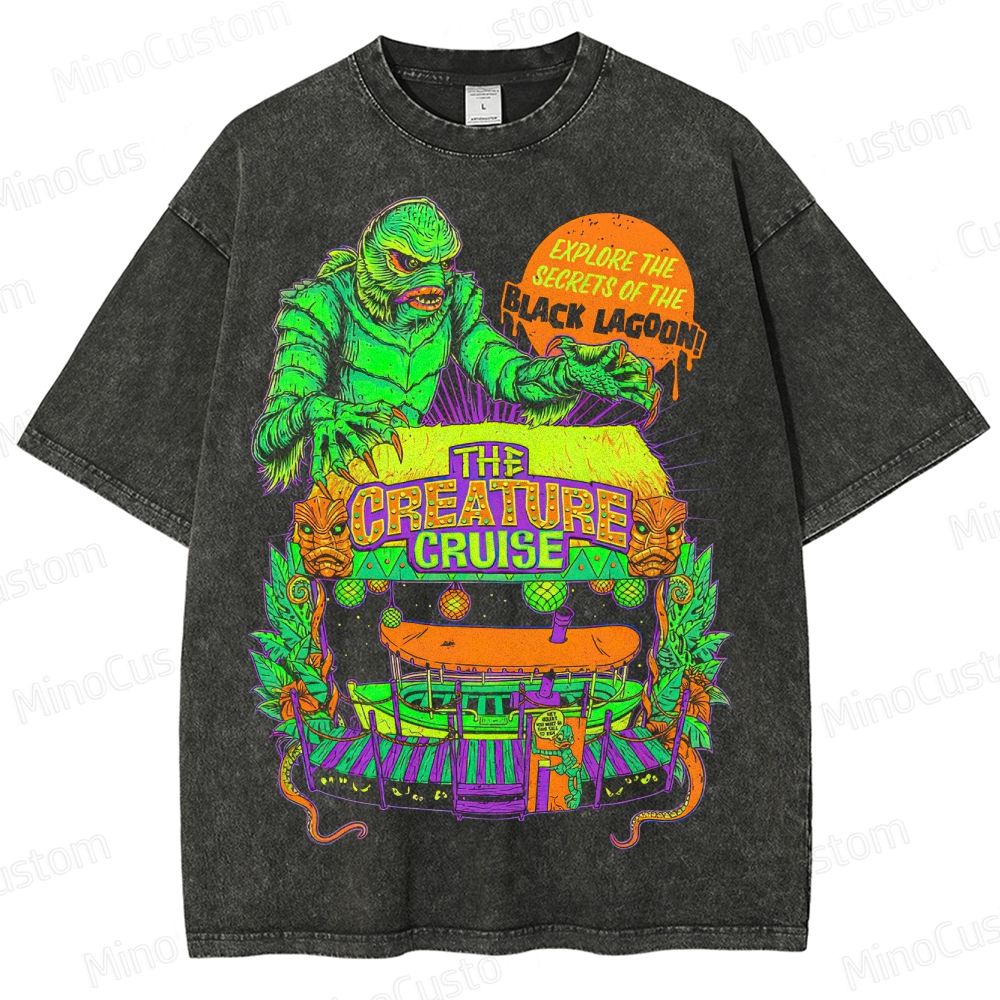 The Creature from the Black Lagoon Cruise Vintage Washed T - Shirt