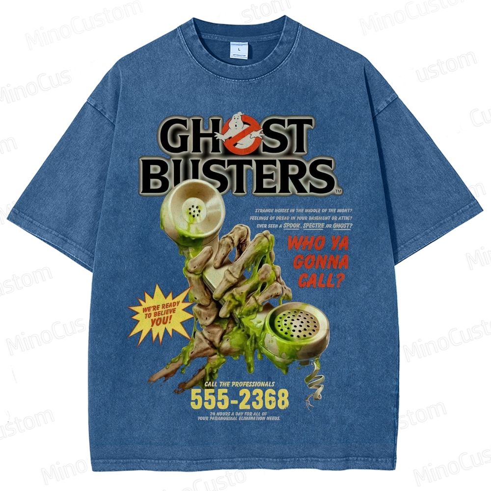 Ghostbusters "Who Ya Gonna Call?" Vintage Washed T - Shirt
