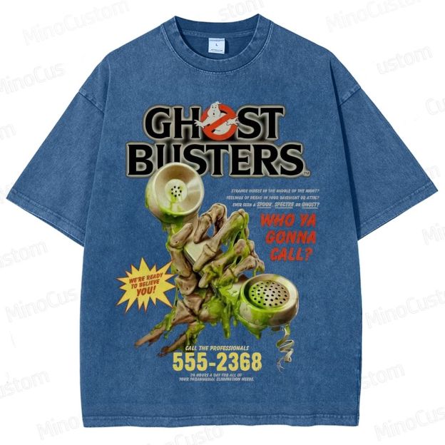 Ghostbusters "Who Ya Gonna Call?" Vintage Washed T - Shirt