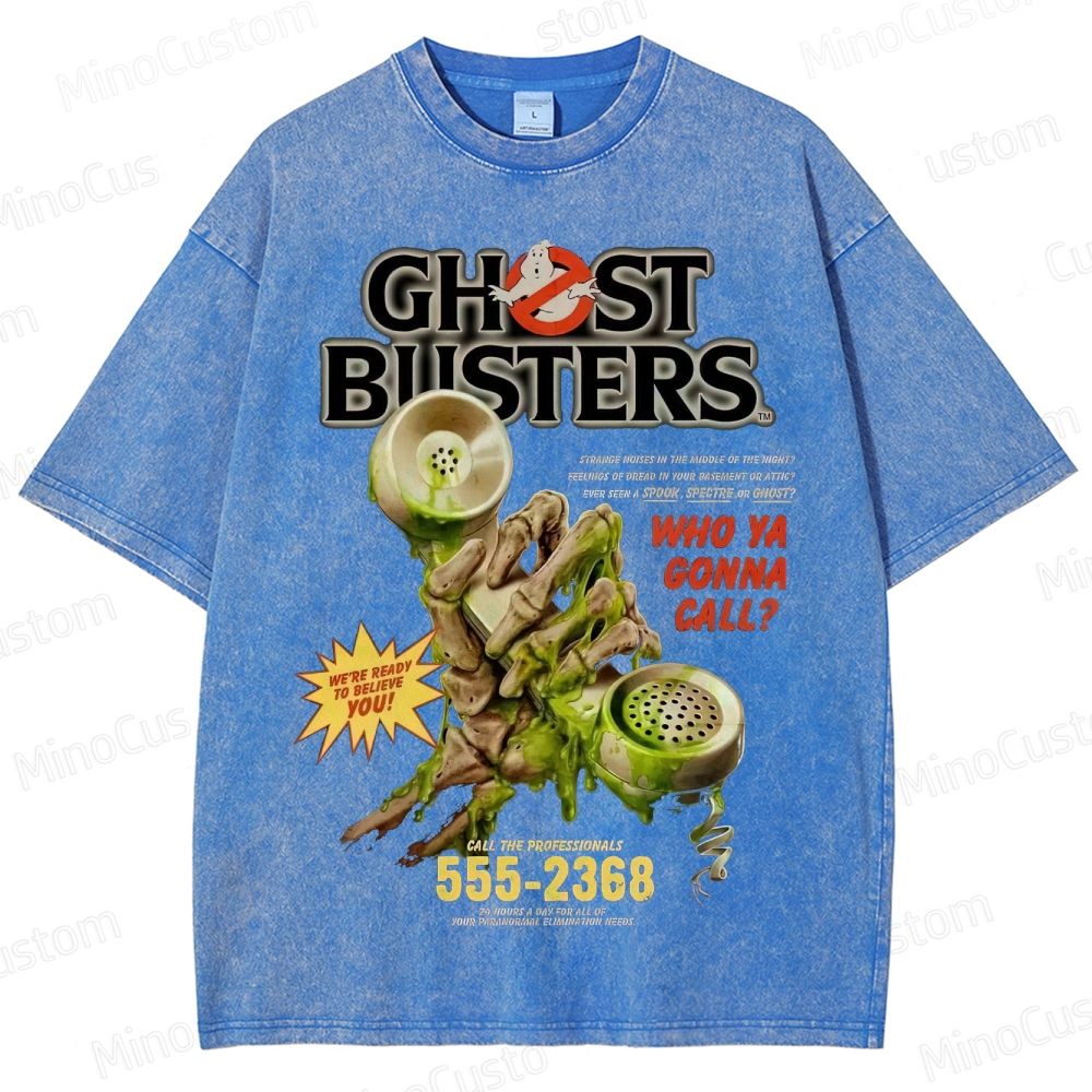 Ghostbusters "Who Ya Gonna Call?" Vintage Washed T - Shirt