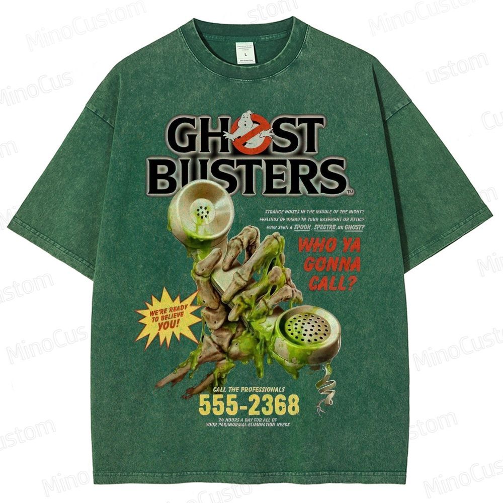 Ghostbusters "Who Ya Gonna Call?" Vintage Washed T - Shirt