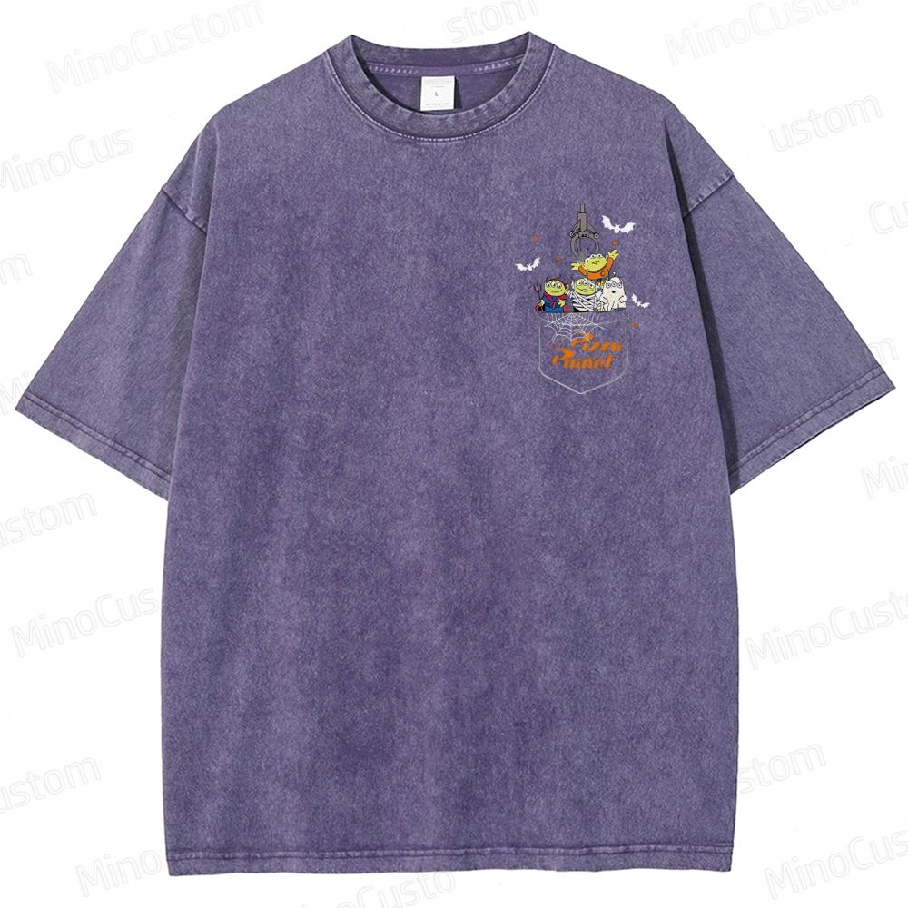 Pizza Planet Halloween Washed T-Shirt 