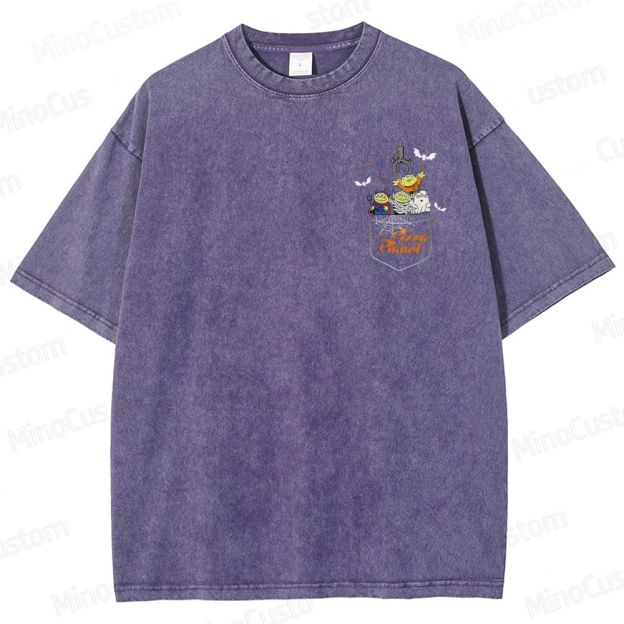 Pizza Planet Halloween Washed T-Shirt 