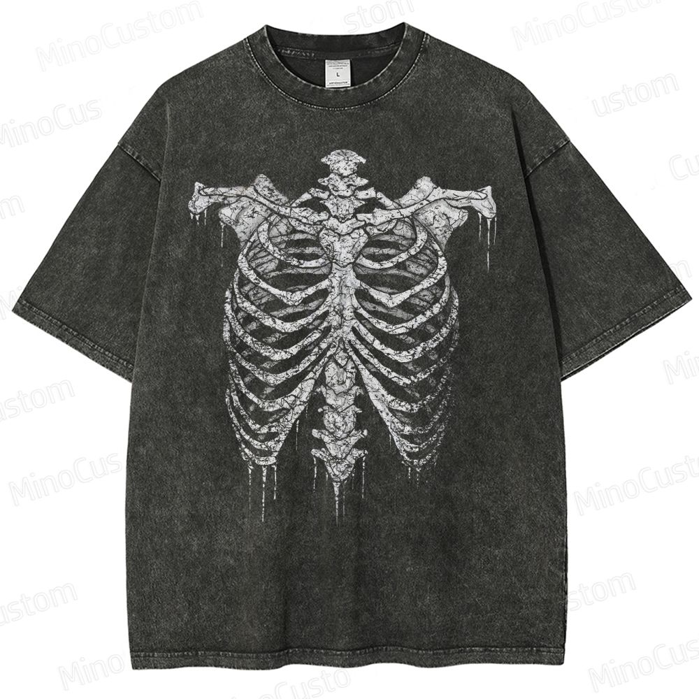 90s Skull Horror Washed T-Shirt 