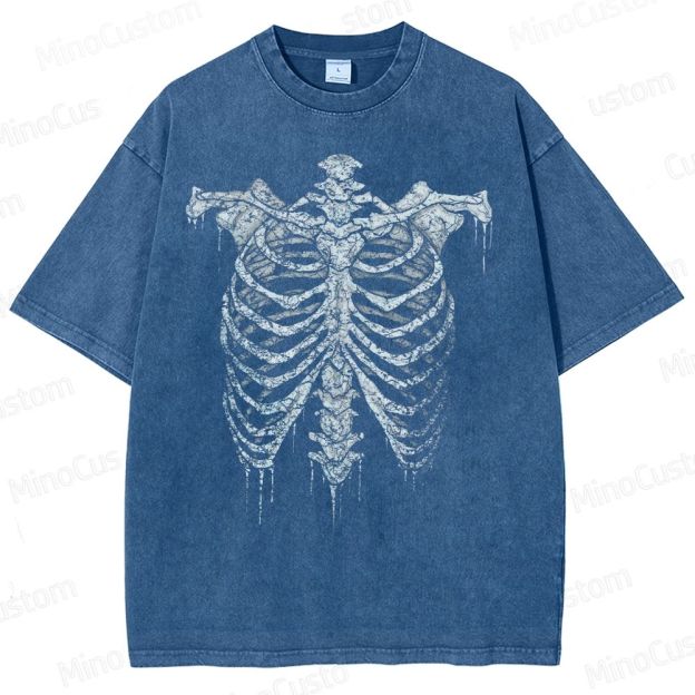 90s Skull Horror Washed T-Shirt 