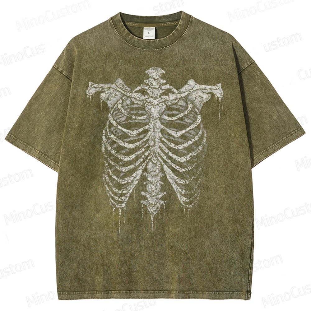 90s Skull Horror Washed T-Shirt 