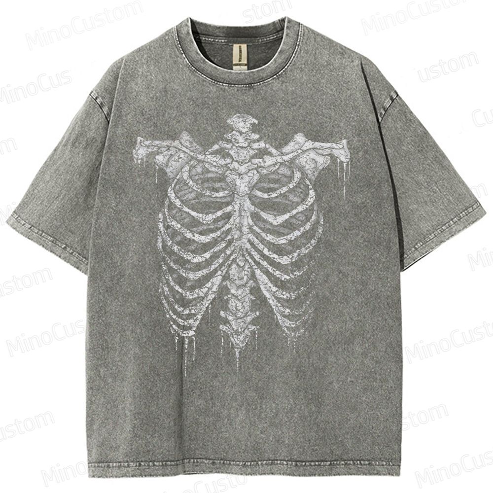 90s Skull Horror Washed T-Shirt 