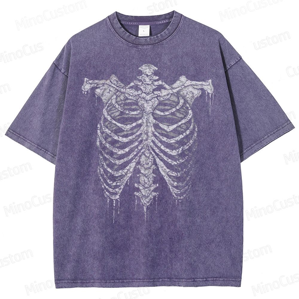 90s Skull Horror Washed T-Shirt 