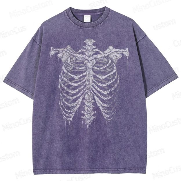 90s Skull Horror Washed T-Shirt 