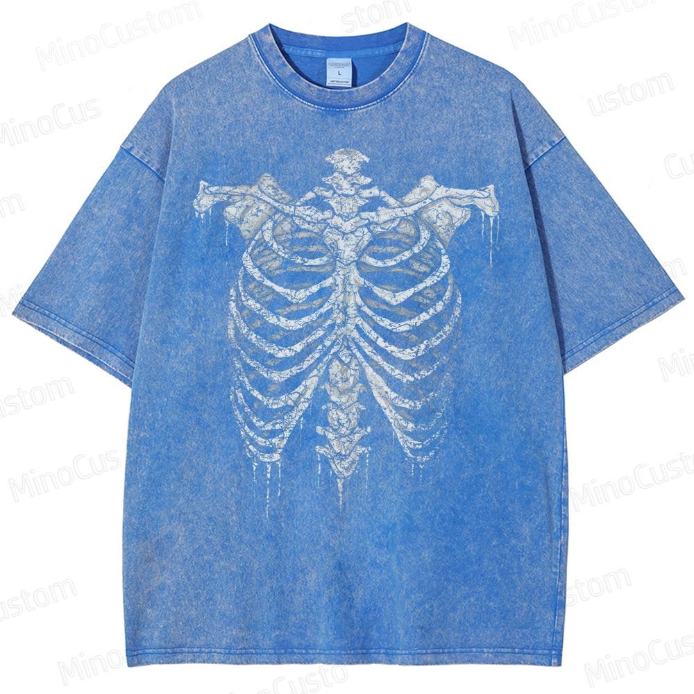 90s Skull Horror Washed T-Shirt 