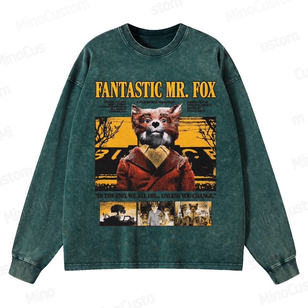 Fantastic Mr. Fox Vintage Washed Sweatshirt