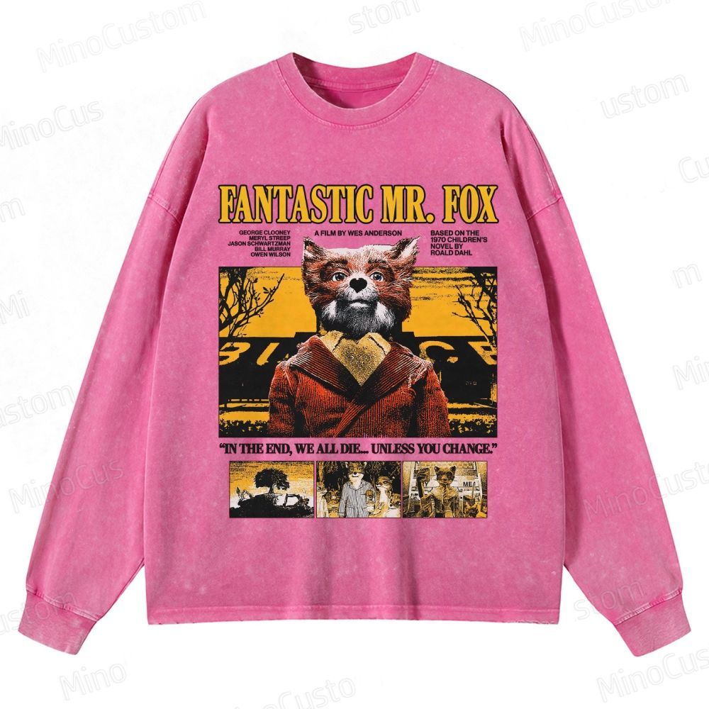 Fantastic Mr. Fox Vintage Washed Sweatshirt