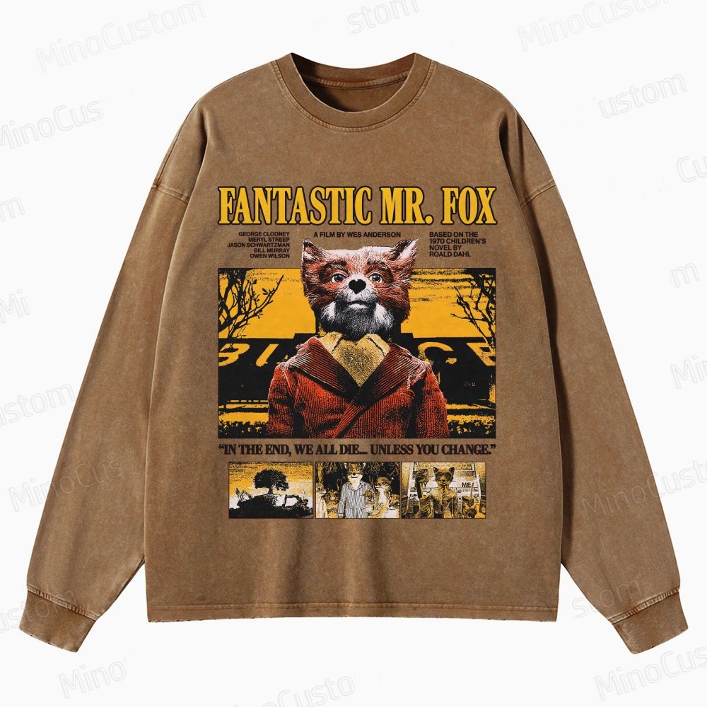 Fantastic Mr. Fox Vintage Washed Sweatshirt